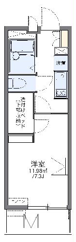 レオパレスティラーノの間取り