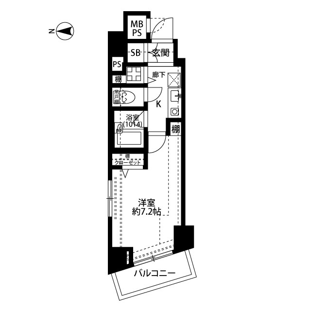 ヴェルト五反田イーストの間取り