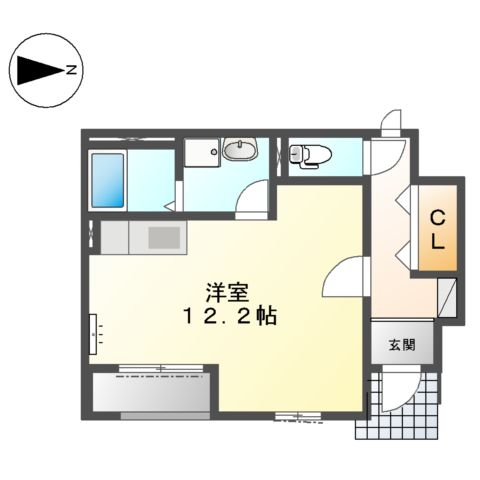 ディア ヴェルジェの間取り