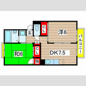 ヴィレッジ1711の間取り