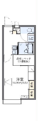 レオパレスFukufukuの間取り