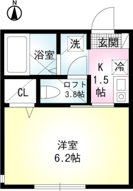 セレーノ田浦Ⅱの間取り