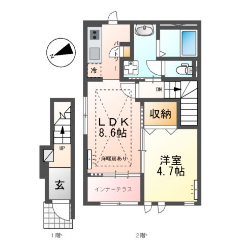 ラ・ソア 新川の間取り