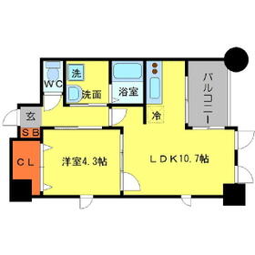 グラン・シャリオ千里中央の間取り