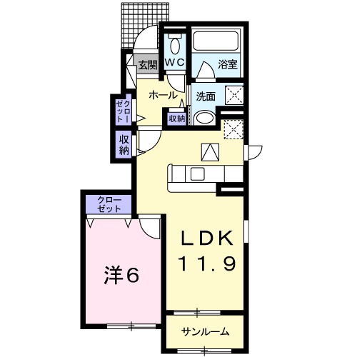 リバーカントリーの間取り