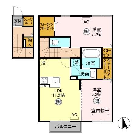 ビオラヒルズの間取り
