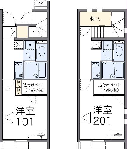 レオネクスト壽アモーレの間取り