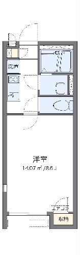 レオネクスト百合Ⅱの間取り