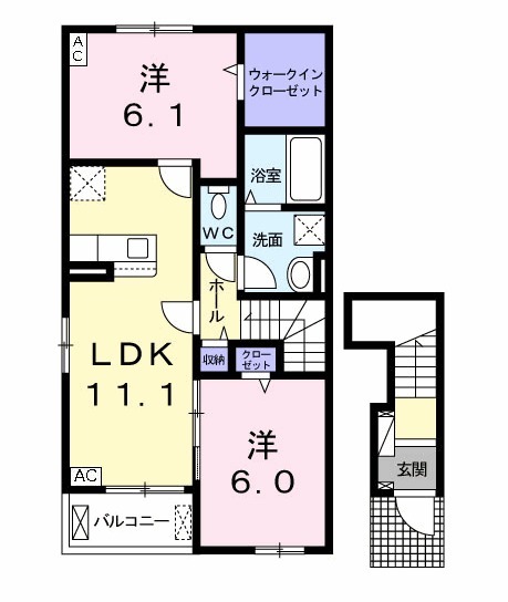 モルセラ Ⅱの間取り