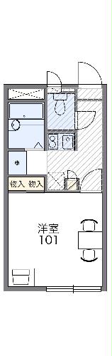 レオパレスイーストⅤの間取り