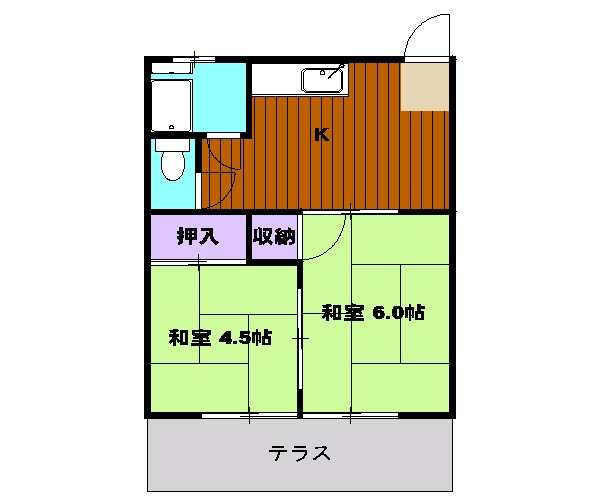 ソワサント狭山の間取り