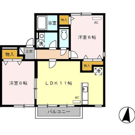 パインヒルの間取り