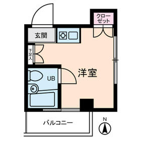 ダイヤモンドレジデンス西日暮里第三・0303号室の間取り