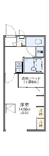 レオパレスしらかたの間取り