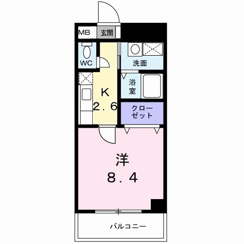 ベル フルール エヌ・エスの間取り