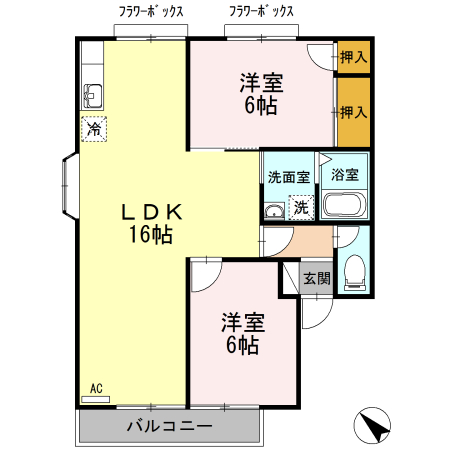 アネックス Aの間取り