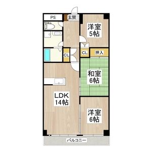 サウスビンの間取り