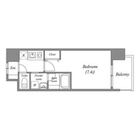 BROAD新うめきたRESIDENCEの間取り