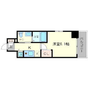 エスリード江坂広芝町の間取り