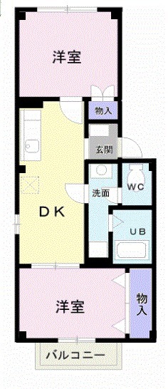 アビタシオン祈年の間取り