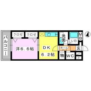 ジュネス和白丘の間取り