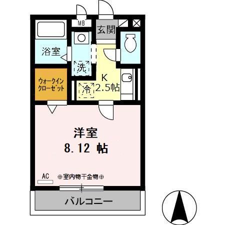 Sunmall Yuugi Ⅴの間取り