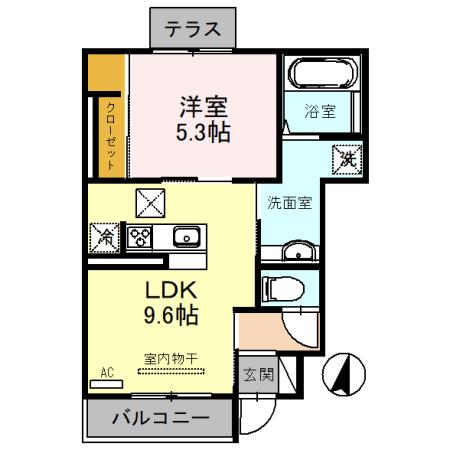 COCOシャカ堂の間取り