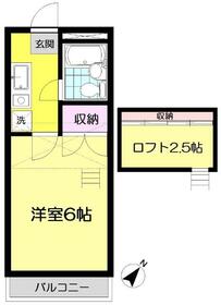 シティハイム第5の間取り