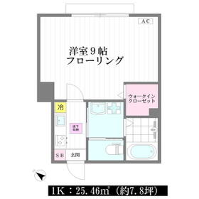 ミハス中野・103号室の間取り