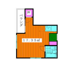 映水ハイツの間取り
