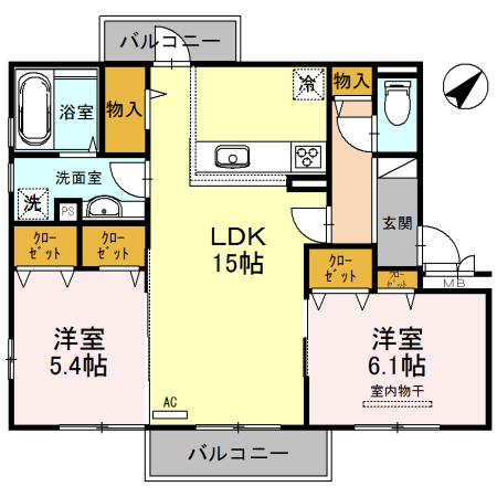 アレグリーアの間取り