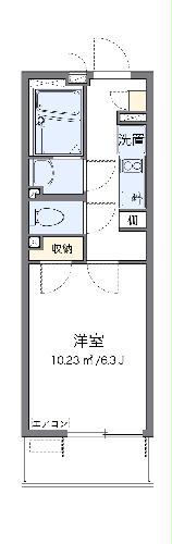 クレイノKIYOMIの間取り