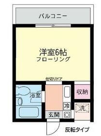 ロスアミーゴ・202号室の間取り