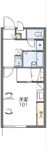 レオパレス鈴木第2の間取り