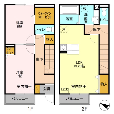 カラコレスの間取り