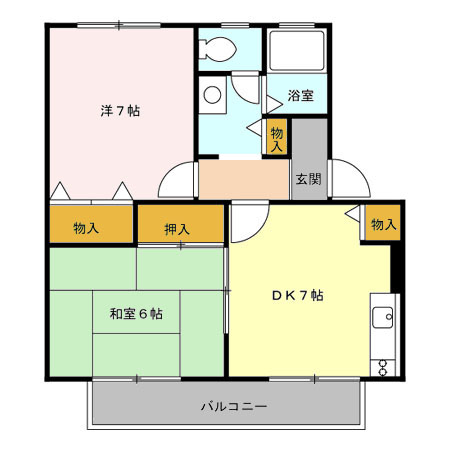 グレイスプラザ Ⅱの間取り