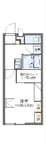 レオパレスアクシオンⅡの間取り