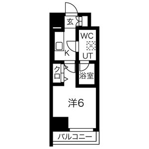 スパシエフェリーチェ川崎・1202号室の間取り