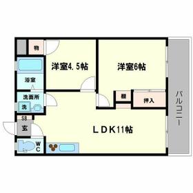 ハイツ最上の間取り