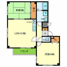 シャトレ-新大阪の間取り