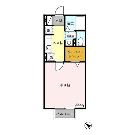 エクセラン ボワIIの間取り