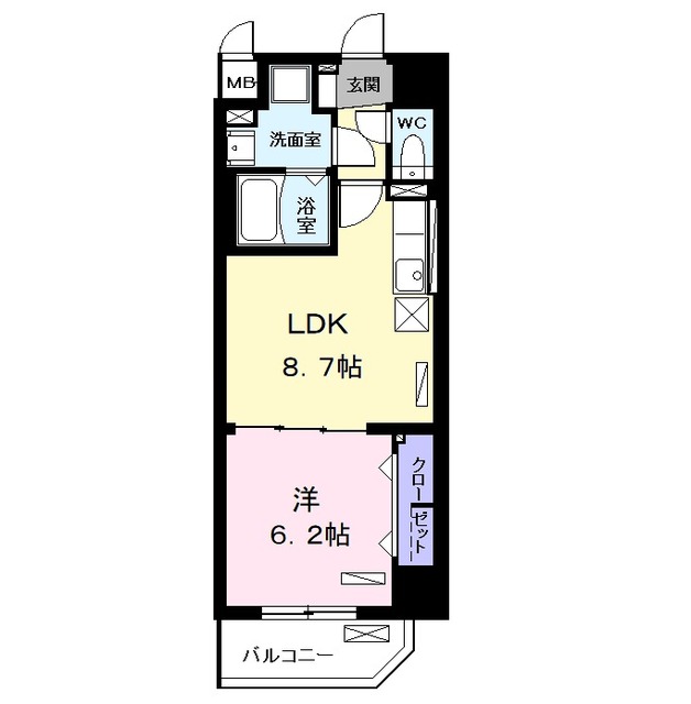 ラフレシール クワトロの間取り