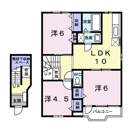 シャンドフル-ルⅡの間取り