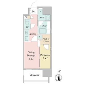 シーズンフラッツ矢場の間取り