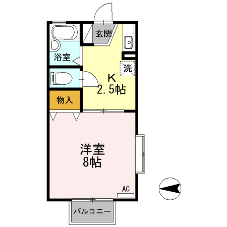 タウンコート参番館の間取り