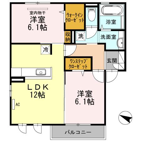 コンフォール井ノ口の間取り