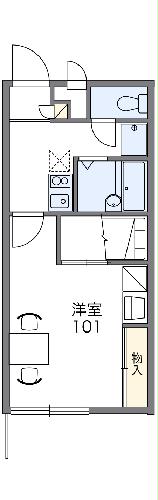 レオパレス城間の間取り