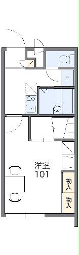レオパレスZⅡの間取り