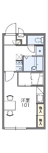 レオパレス城の間取り