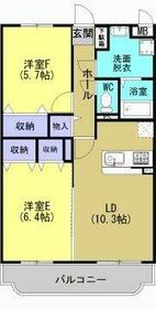 シルキー小山の間取り
